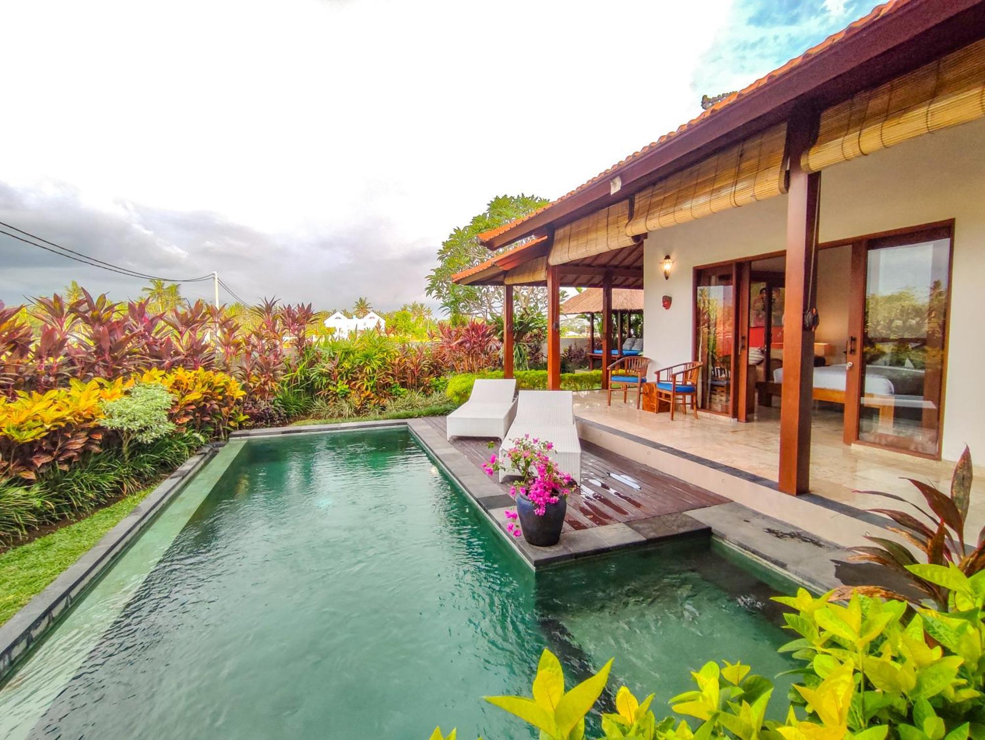 Villa Maya Ubud, Peaceful Rice Field View Kültér fotó