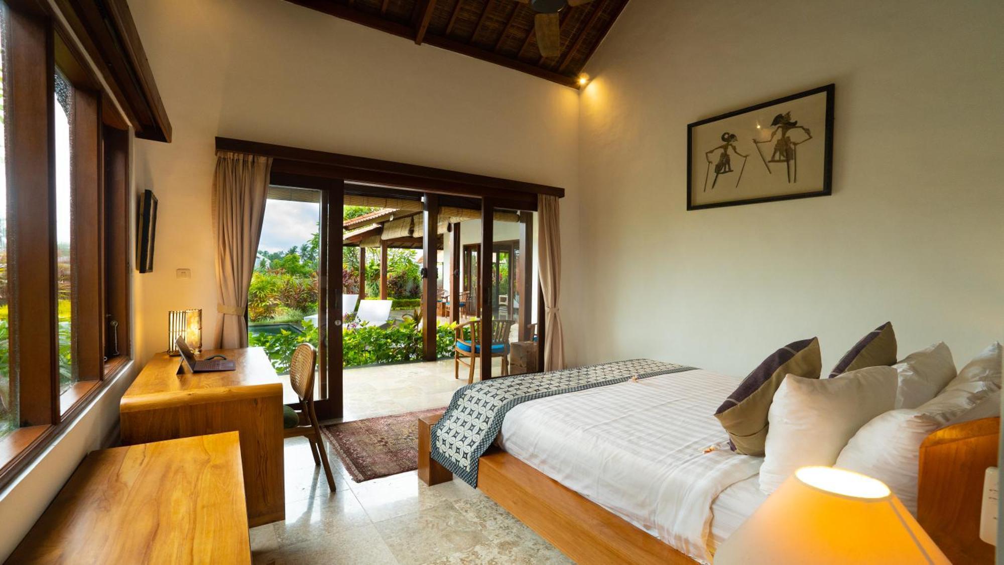 Villa Maya Ubud, Peaceful Rice Field View Kültér fotó